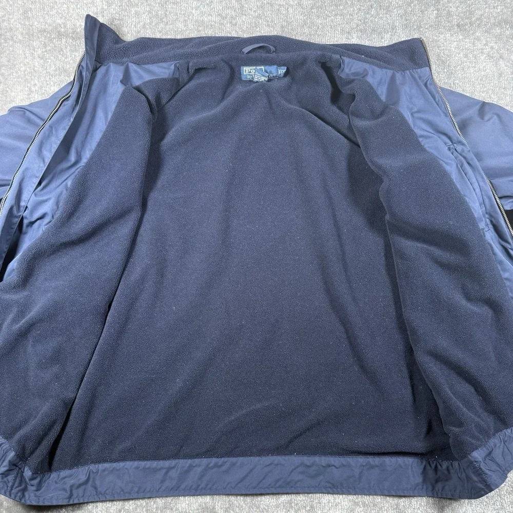 Vintage Polo Ralph Lauren Jacket Men's Navy Blue Full Zip Field